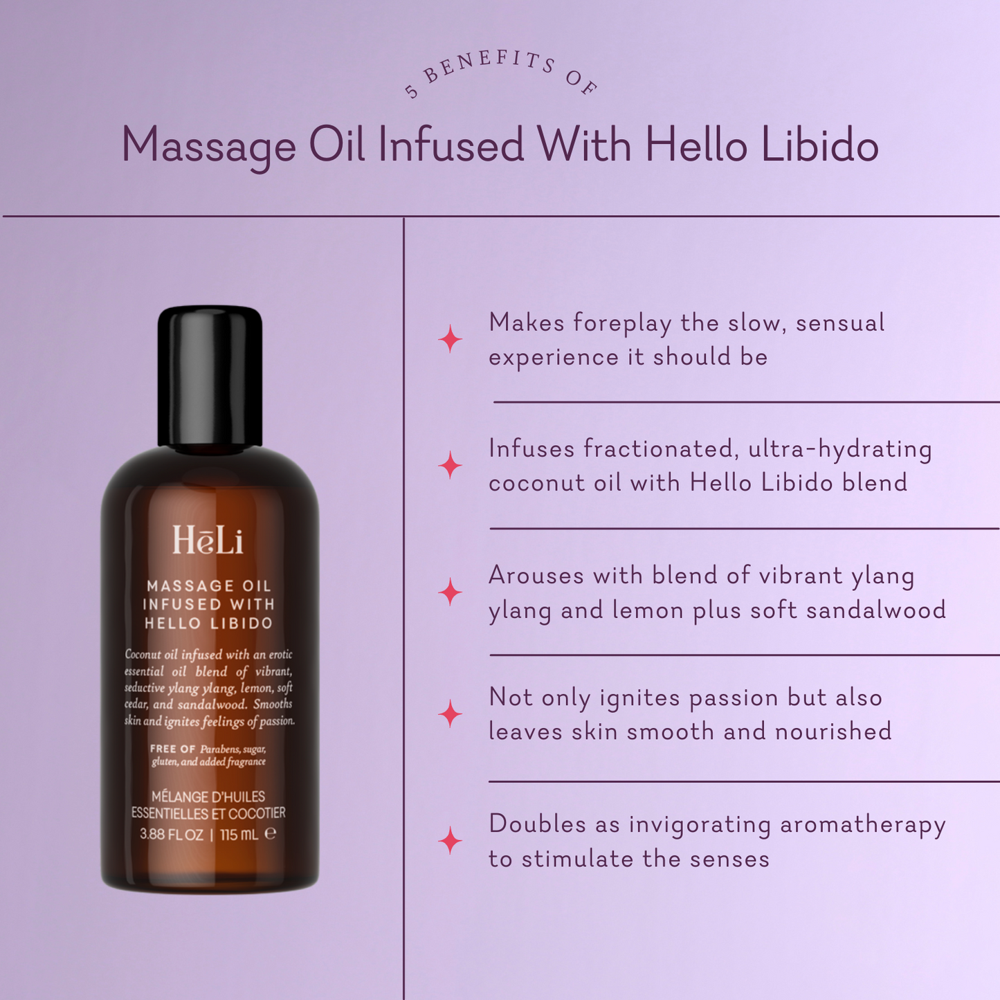 Massage Oil Infused with Hello Libido